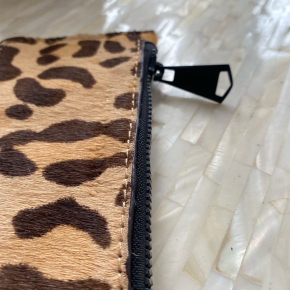 Aimee Kestenberg Jungle Leopard Calf Hair Card Holder - Picture 4 of 6